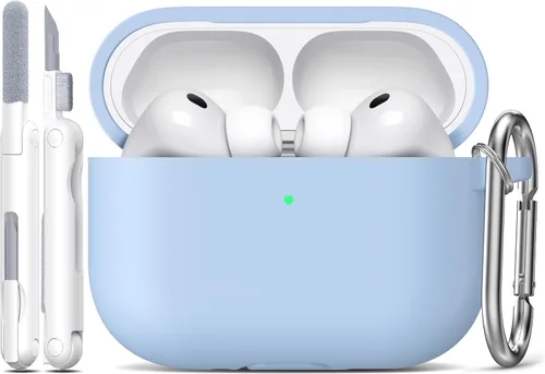 Vista 65 de R-fun for AirPods 2nd/1st Case Silicone Cover, Banana Violet Violeta plátano