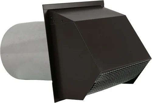Vista 11 de RDP Ventilación de pared con capucha con rejilla y compuerta (8 pulgadas, galvanizado)