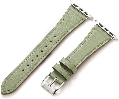 Vista 28 de HANDODO Italian Genuine Leather Band Women for Apple Watch Series 11 10 9 8 7 6 5 4 3 2 1 SE SE2 Ultra 2/3, SGS Certified Dressy Bracelet Cute Strap