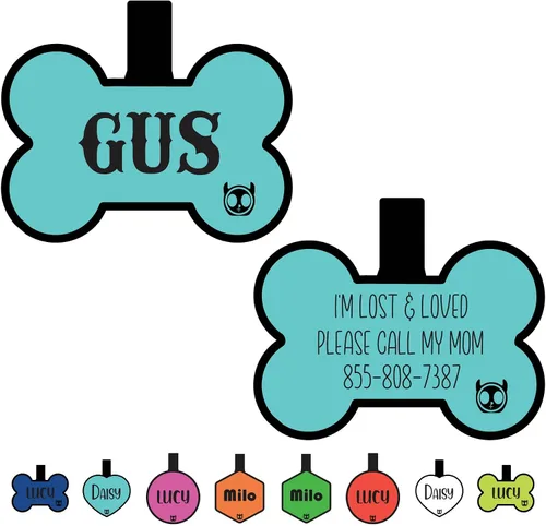 Vista 15 de Etiqueta de gato silenciosa de silicona personalizada con 5 líneas de grabado profundo personalizado duradero, etiqueta de identificación de mascota