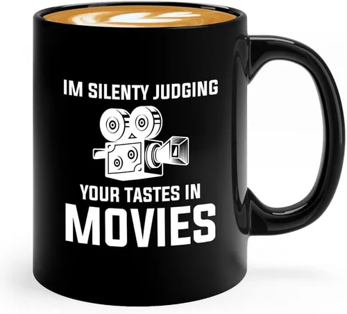 Vista 11 de Cineasta Taza de café 11oz Negra - Cineasta: Crítico de cine no remunerado - Cineasta Regalos Cámara Corte Director de Prop Guionista de cine