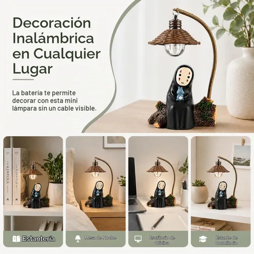 Vista 2 de Lámpara Sin Cara, Luz Nocturna Sin Cara para Niños, Regalo para Decoración del Hogar