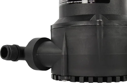 Vista 5 de WAYNE RUP160-1/6 HP Reinforced Thermoplastic Submersible Multi-Use Pump - Up to 3,100 Gallons Per Hour - Heavy Duty Multi-Use Pump