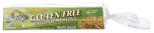Vista 3 de Food For Life, English Muffins Multi Semillas Sin Gluten Orgánico, 18 onzas