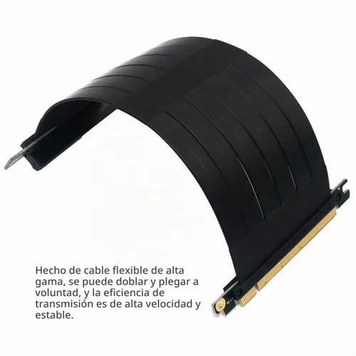 Vista 6 de PCI-E Cable de extensión pci Cable de extensión 16x pcie Riser (pcie Extender 90 grados 7.9 in)pcie Riser Cable