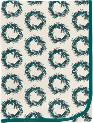 Vista 2 de KicKee - Manta para envolver con estampado, suave y sedosa, manta de seguridad, tamaño 40 x 29 pulgadas (Bay Gingerbread - Talla única)