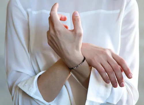 Vista 3 de JoycuFF Regalos inspiradores para niñas pulseras con código morse para mujer joyería única para hija mamá papá hijo regalo de amistad para mejores