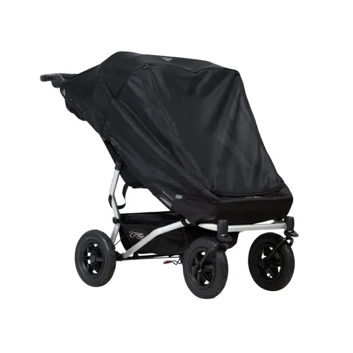 Vista 2 de Mountain Buggy Duet Doble Cubierta, Malla, Negro