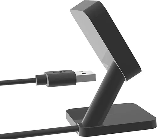 Vista 3 de Cargador de reloj inteligente IDW28, soporte de carga Lamshaw para escritorio, estación de carga compatible con SOUYIE IDW28, compatible con SAIKATI