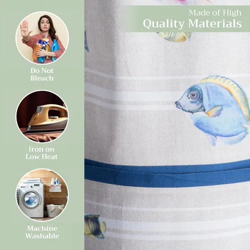 Vista 252 de Maison d' Hermine Delantales para mujer con bolsillo, 100% algodón (27.50 x 31.50 pulgadas)