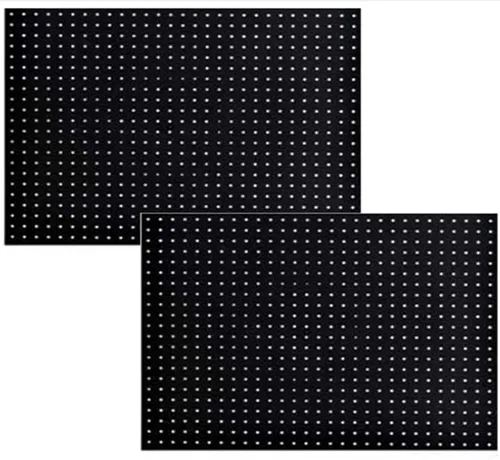 Vista 11 de Fabricado en Estados Unidos – Organizador de pared Nerf Gun Pegboard 3 paneles de 24 x 16 pulgadas – 72 pulgadas de ancho – Kit P-202 B