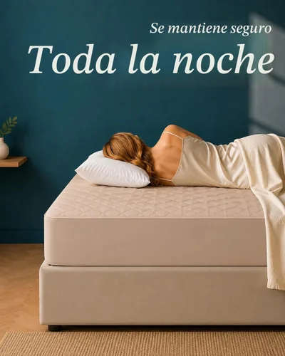 Vista 5 de Utopia Bedding - Cubrecolchón acolchado y ajustado, tamaño individual, protector y cubierta de colchón elástico con bolsillo profundo que se estira