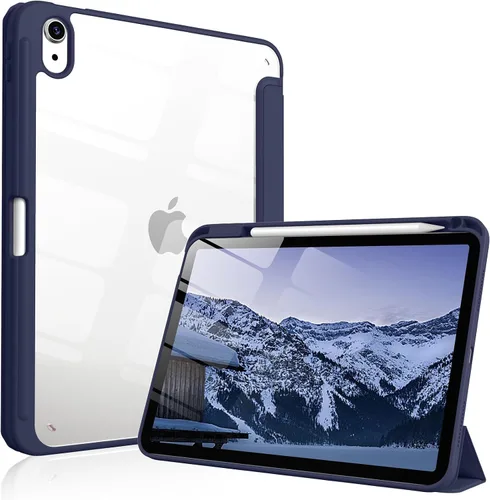 Vista 21 de Funda para iPad (A16) de 11ª generación de 11 pulgadas 2025, funda para iPad de 10.9 pulgadas 2022 con soporte para lápices, funda a prueba de Negro