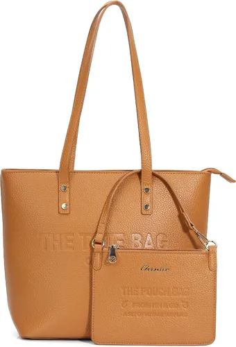Vista 39 de Chinllo Bolso de mano para mujer, bolso mediano con asa superior