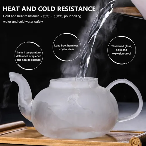 Vista 4 de Casa Tetera Delicada Hervidor Perfumado Resistente al Calor Mango Ergonómico