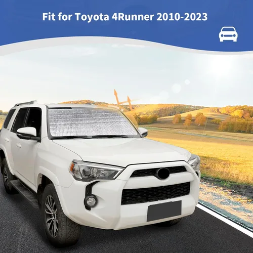 Vista 4 de RT-TCZ Parasol Visor de Parabrisas para 4Runner para Toyota 4Runner 2010-2023 Accesorios de Parasol de Ventana Delantera