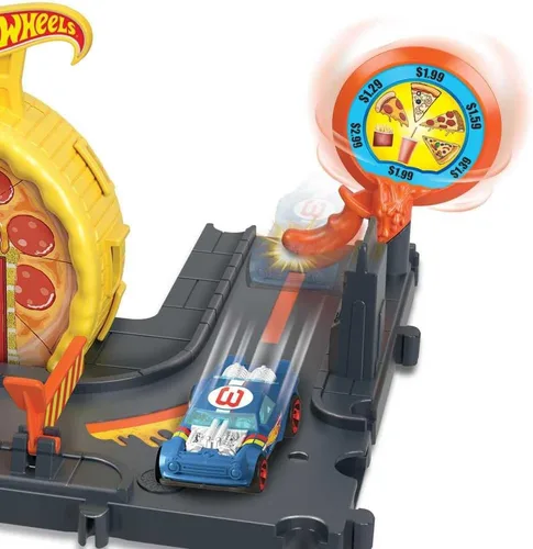 Vista 5 de Mattel – Hot Wheels City Recogida Rápida de Pizza/de Surtido