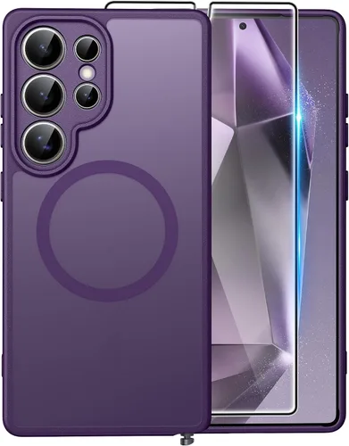 Vista 88 de FNTCASE - Funda para iPhone 16 Pro: magnética, mate, translúcida, de grado militar, protectora contra caídas, resistente, fina, duradera y a prueba