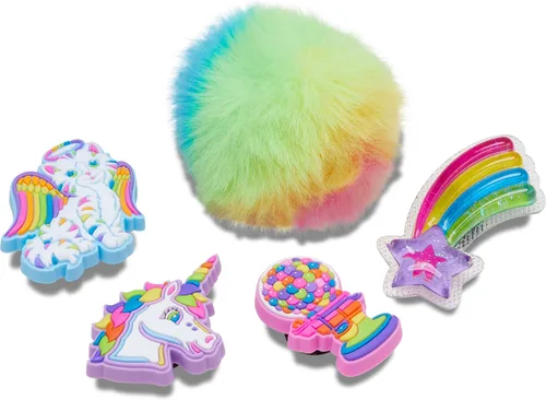 Vista 3 de Crocs Jibbitz Shoe Charms Cute Lisa Frank Multi Pack