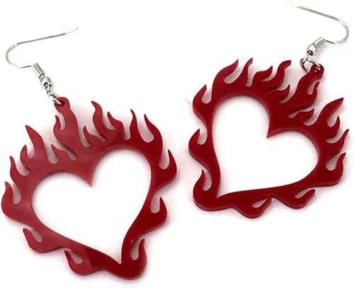 Vista 3 de Anillo de dedo de llama de fuego Blaze corona de fuego nudillo articulación dedo banda para mujeres hombres joyería regalos