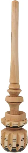 Vista 2 de Molinillo Hueco Grande Agitador de Madera Hueco por La Mexicana