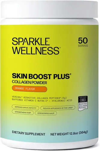Vista 21 de Sparkle Wellness VERISOL - Péptidos de colágeno hidrolizados bioactivos Polvo de colágeno con vitamina C y ácido hialurónico para la salud