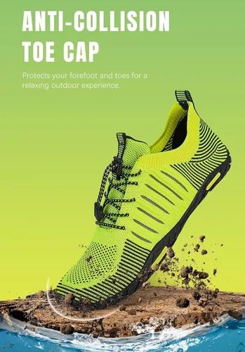 Vista 4 de WateLves Zapatos de agua para hombre y mujer, zapatos de natación para la playa, zapatos de natación descalzos, atléticos, de secado rápido