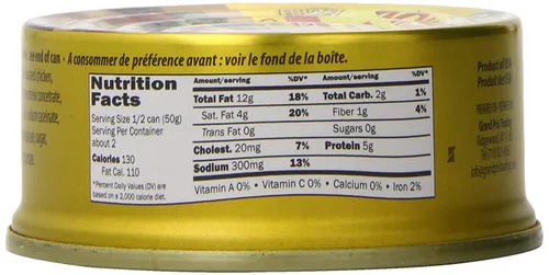 Vista 2 de Cekin Kokosja Pasteta - Paté de pollo, 3.4 onzas, producto de Estados Unidos, paquete de 5