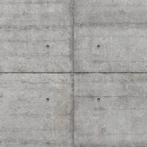 Vista 3 de Komar Mural de pared de bloques de hormigón 8-938, gris, 145x100x0.125