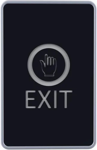 Vista 4 de Sistema de control de acceso para puerta, impermeable, NFC RFID, kit de cerradura magnética eléctrica de 600 libras, con botón de salida táctil