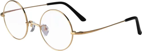 Vista 10 de Agstum Marco de gafas ópticas redondas retro de titanio puro 44-24-140