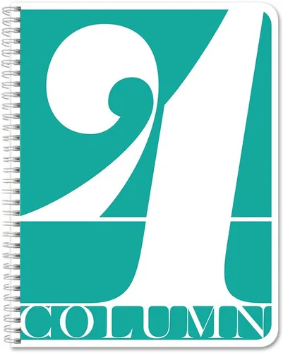 Vista 29 de BookFactory Libro de 2 Columnas/Cuaderno Columnar de Tapa Dura (Libro Columnar de Dos Columnas) Libro de Registro - Tapa Dura Laminada Suave al
