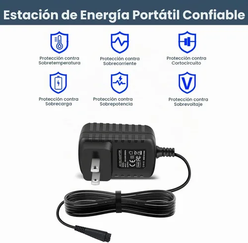 Vista 3 de Cargador de 5.4 V para afeitadora Panasonic Arc3 Arc4 Arc5 compatible con Panasonic ES-RT31 ES-LT2A ER-SB40 ES-ED70 ES-LL21 ES-WD22 ES-LA63 ES-LF30