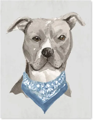 Vista 41 de Andaz Press Póster impreso para pared de perro, 8.5 x 11 pulgadas, Bulldog inglés con gafas negras, 1 paquete, regalo de cumpleaños de Navidad, sin