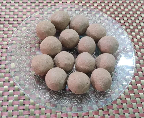 Vista 2 de Bolas de arcilla tostada gris (cereza roja) 200 GMS Rojo