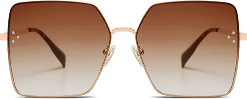 Vista 2 de SOJOS Gafas de sol cuadradas de moda para mujer, gran tamaño, estilo de diseñador, protección UV, SJ1170