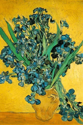 Vista 3 de Póster de “La noche estrellada” (1889) de Vincent Van Gogh, 18 x 12 pulgadas Ramas de flor de almendro 9897