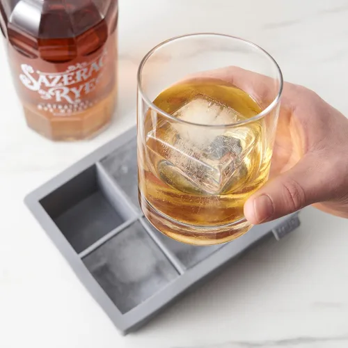 Vista 5 de True Colossal - Bandeja para cubitos de hielo, molde grande de silicona para cubos de 2 pulgadas, fácil de liberar, perfecta para whisky, cócteles