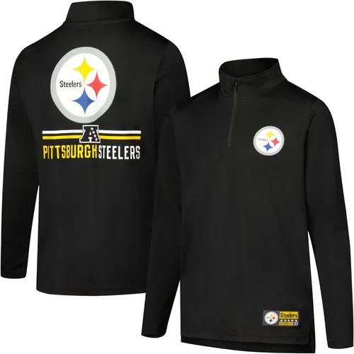Vista 19 de Ultra Game - Camiseta juvenil NFL oficial con cremallera de un cuarto y manga larga súper suave