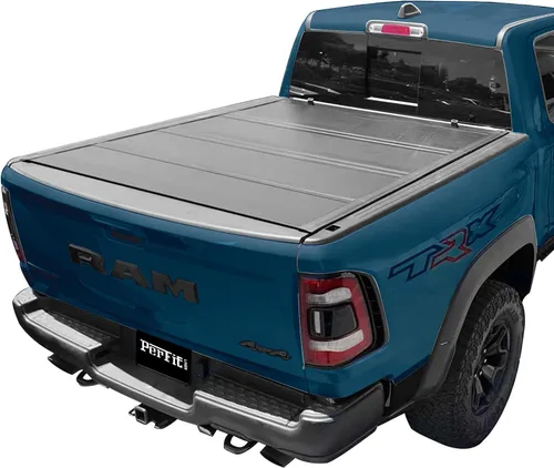 Vista 20 de Cubierta rígida abatible de perfil bajo para Dodge Ram 1500 (2009-2018), se adapta a cajas cortas de 5.7 pies (excluye RamBox)