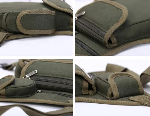 Vista 42 de SEALINF Riñonera de lona Riñonera Racing Drop Leg Bag Motocicleta Bolsa al aire libre