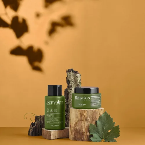 Vista 6 de ALFAPARF MILANO Benvoleo - Champú de recuperación para cabello dañado, limpio, vegano y sostenible, champú sin sulfato, repara, reconstruye, protege