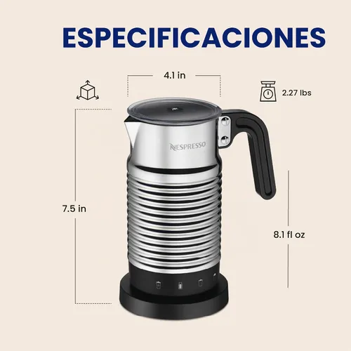 Vista 8 de Nespresso Aeroccino 4 Espumador de leche