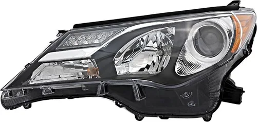Vista 8 de Para faros delanteros Toyota RAV4 2013 2014 2015 ensamblados en EE. UU., lado del conductor y del pasajero, halógenos