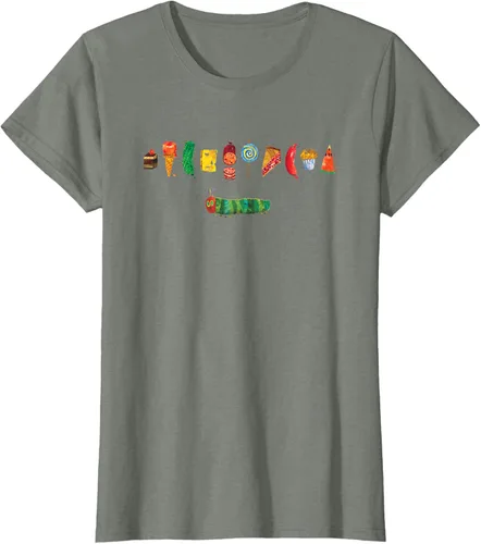 Vista 9 de Camiseta infantil The Very Hungry Caterpillar Feast Negro