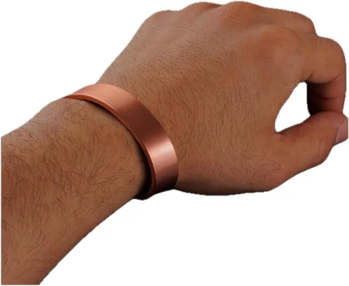 Vista 9 de DEMMEX Pulsera de cobre de 0.118 pulgadas de grosor para hombres y mujeres Brazalete de cobre turco sólido 100% puro, calibre pesado y sin