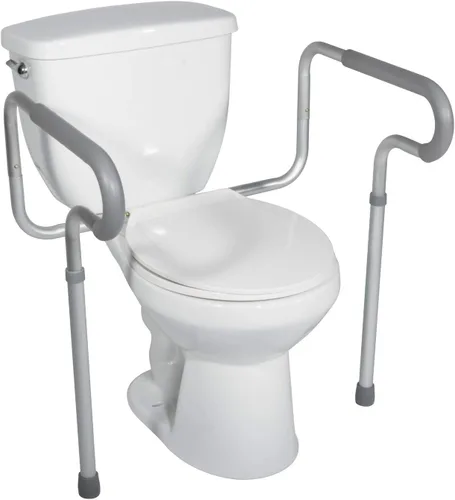Vista 2 de Drive Medical RTL12000 - Barra de apoyo para inodoros, color blanco
