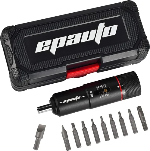Vista 8 de EPAuto Destornillador manual para armas de fuego Engranajes de bicicleta, 10-65 pulgadas/Lbs - 10 bits, negro