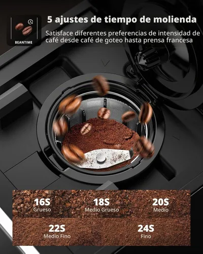 Vista 3 de AIRMSEN Cafetera para moler y preparar, una sola porción con molinillo