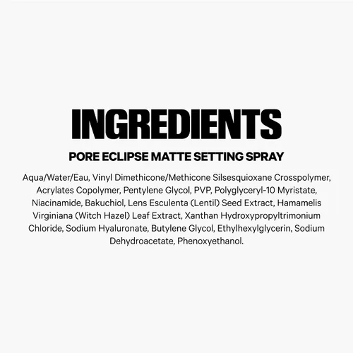 Vista 9 de Milk Makeup Pore Eclipse Matte Setting Spray – Blurs Pores, Controls Shine + Sets Makeup for Up to 16 Hours – Long-Lasting, Oil + Alcohol-Free